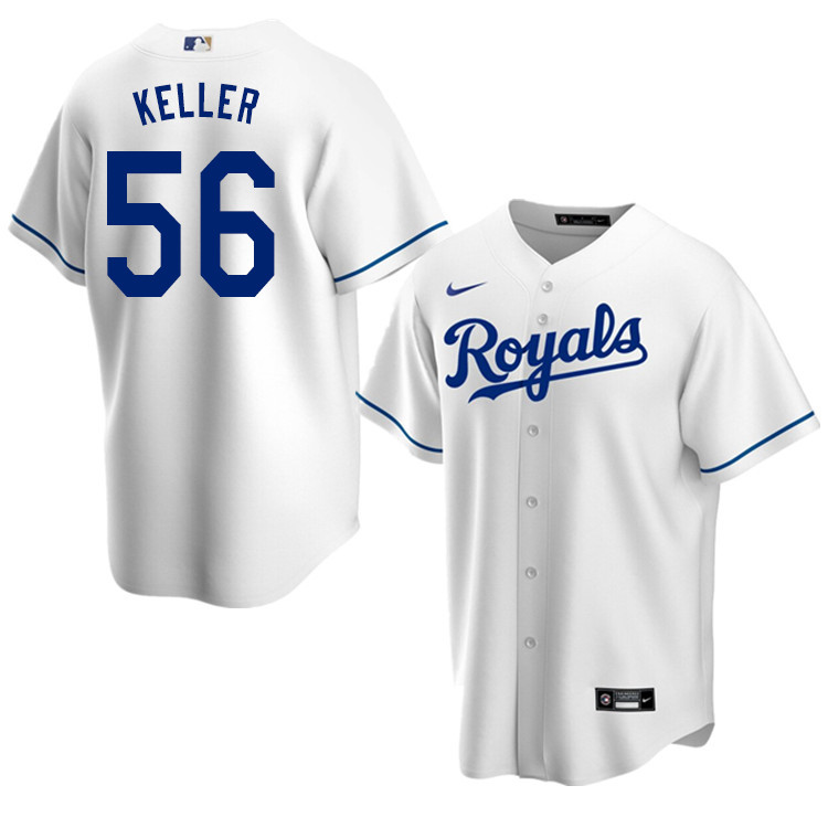 Nike Men #56 Brad Keller Kansas City Royals Baseball Jerseys Sale-White